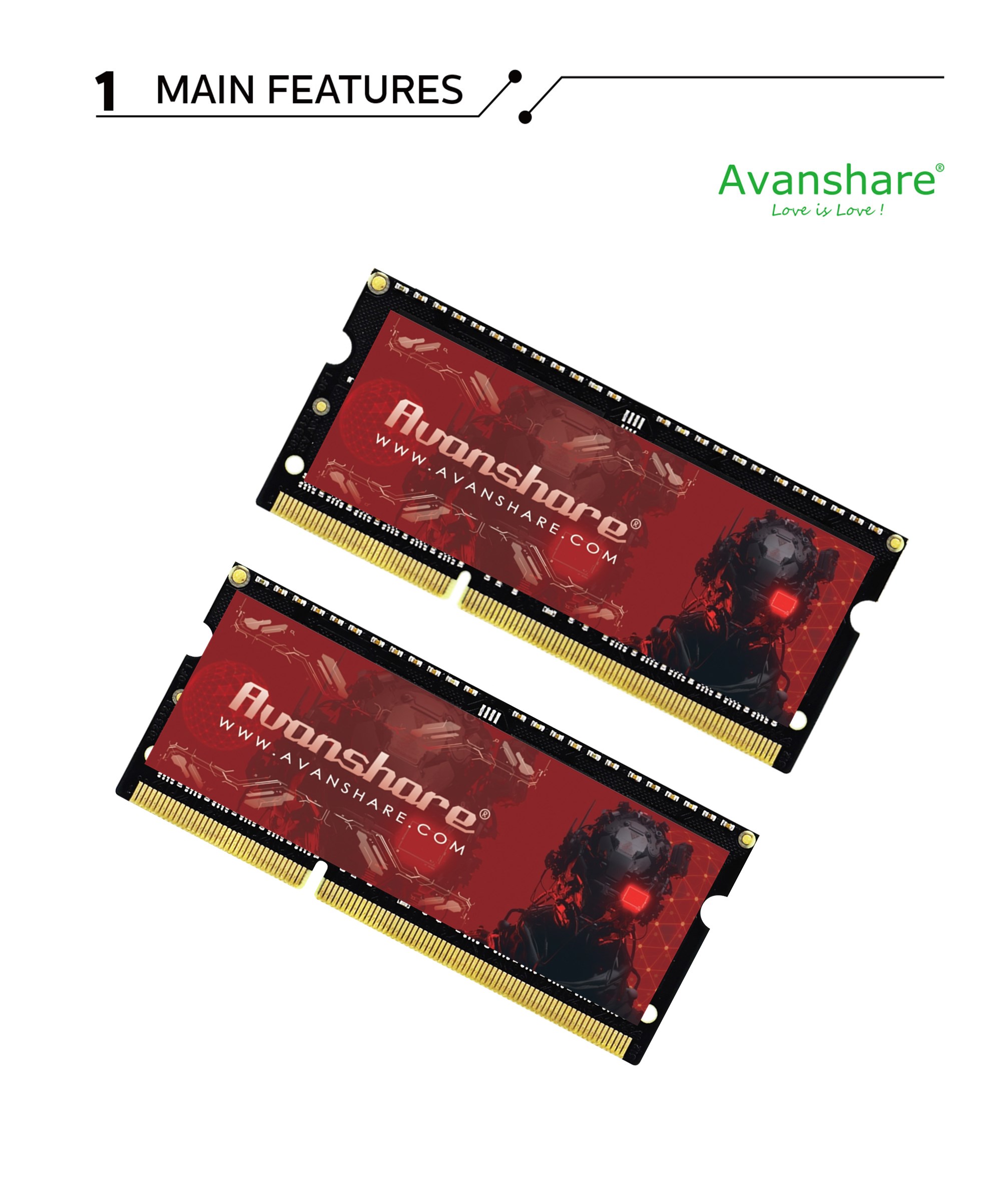 Ddr5 8Gb - Avanshare RAM-Speicher DDR5 DDR4 DDR3 DDR3L