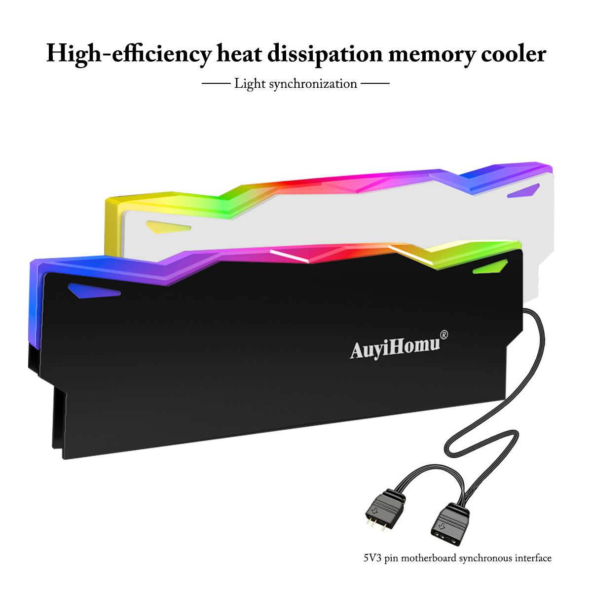 Ddr5 Rgb Ram - AuyiHomu RGB-Kühlkörper, 5V 3-Pin ARGB Sync