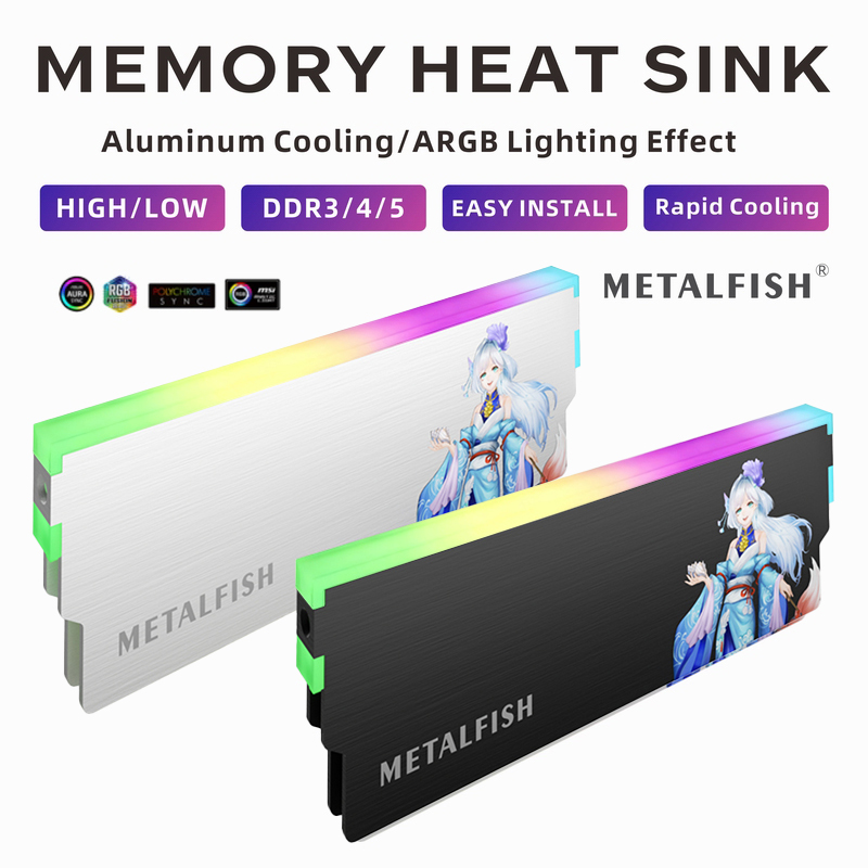 METALFISH DRAM Kühlkörper 5V-3 – Ddr5 Ram Bewertung und Preis