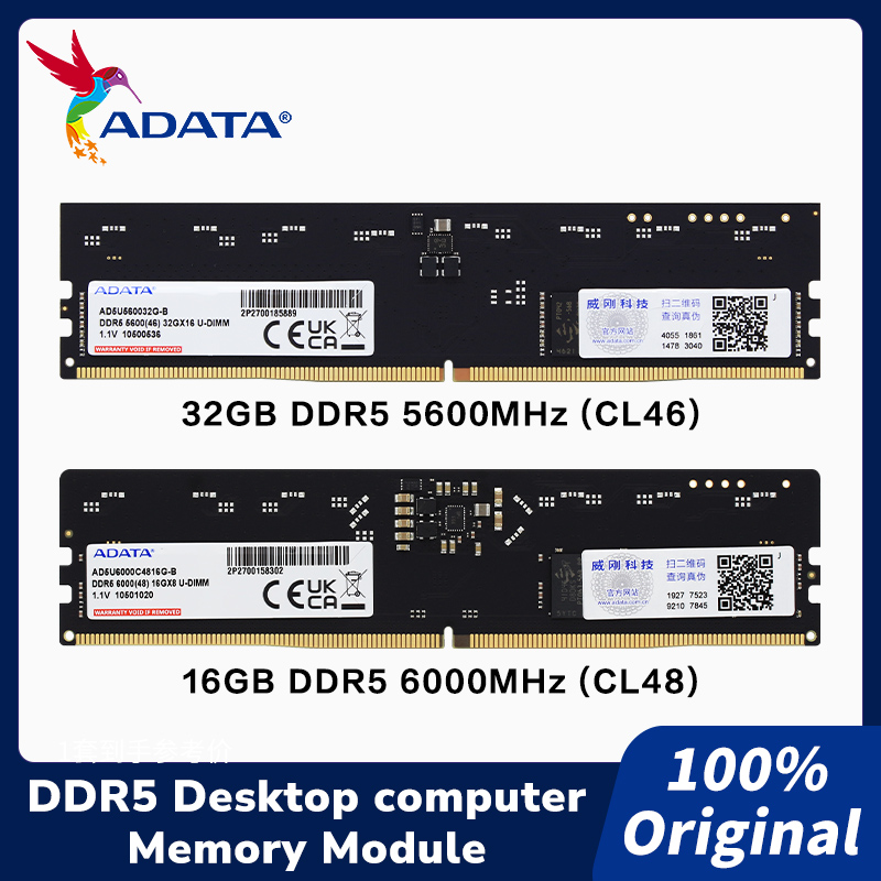 ADATA DDR5 U-DIMM-Speichermodu – Ddr5 16Gb 6000Mhz Bewertung und Preis